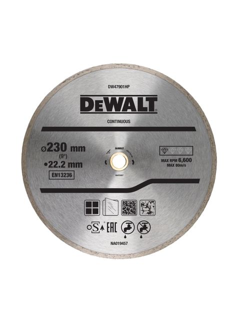 Disco diamantado 9” (230mm) DEWALT DW47901HP-0