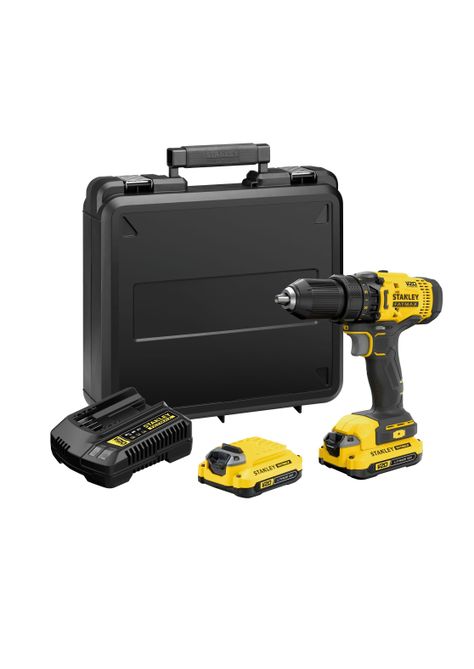 Kit Taladro Atornillador 20V + 2 baterías + accesorios-0