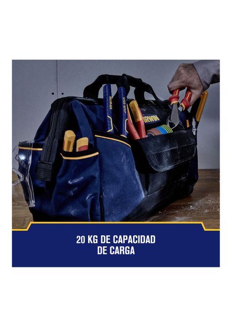 Bolso de herramientas 20" con 8 secciones IRWIN-4