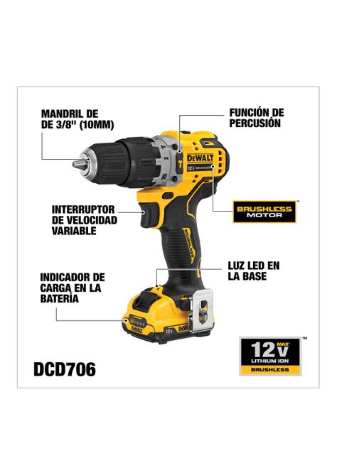Kit Taladro Percutor + Atornillador + accesorios 12V XTREME-1