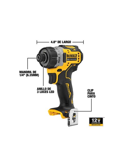 Atornillador Inalámbrico 1/4" (6.35mm) 12V XTREME™-1