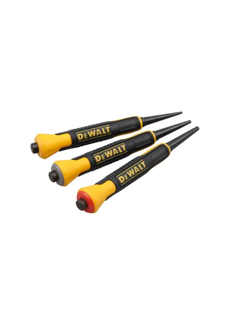 Set 3 punzones de 0.8, 1.6 y 2.4mm DEWALT DWHT58018-1