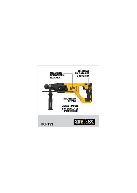 Kit Rotomartillo 20V 2,6J + accesorios DEWALT DCH133M2-B2-1