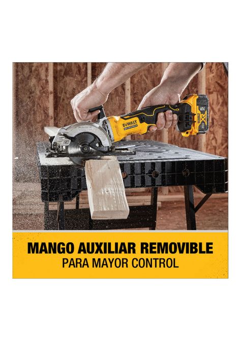 Sierra Circular 20V Sin Carbones y S/Batería DEWALT DCS571B-3