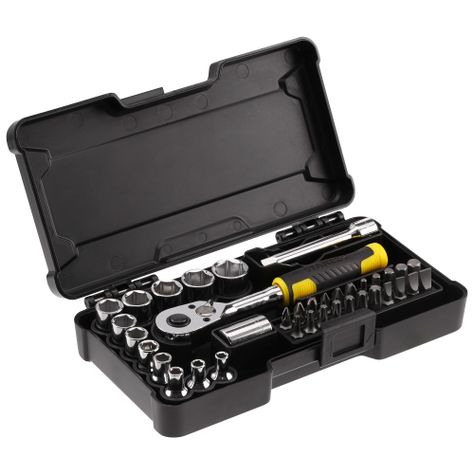Set Mecánico 37 piezas 1/4'-0