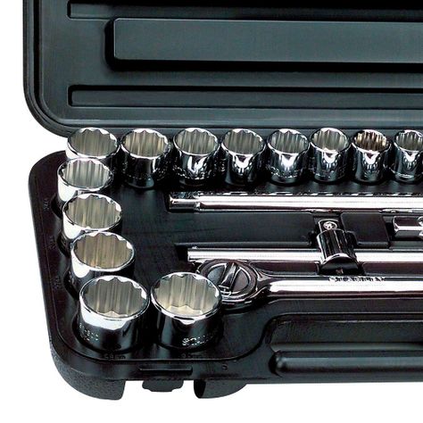 Juego de dados 23 piezas mando 1/2"-1