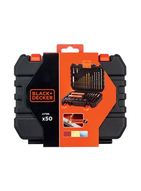 Set herramientas manuales para taladro BLACK+DECKER A7188-XJ-1