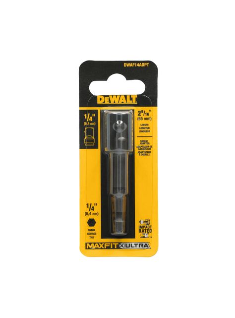 Adaptador de dados 1/4” MAXFIT DEWALT DWAF14ADPT-1
