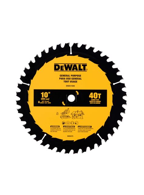 Disco de sierra 10” 40T DEWALT DWA11040-0