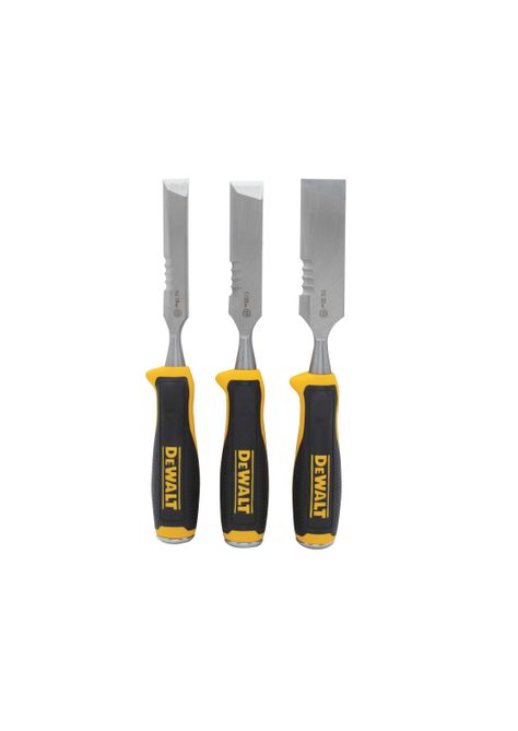 Set 3 cinceles para madera 18, 25 y 32mm DEWALT DWHT16148-0