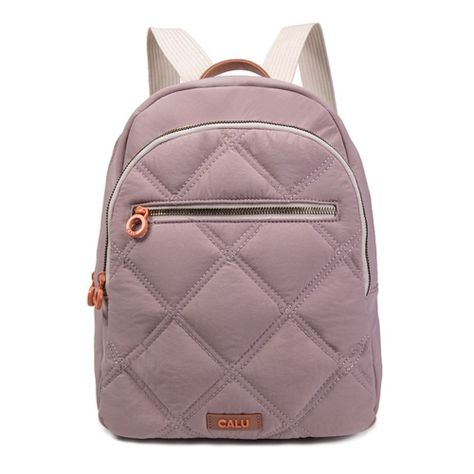 Mochila Pequeña Quilt Sofia Malva Calu-1