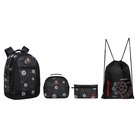 Pack Top Escolar Futbol Negro Head-0