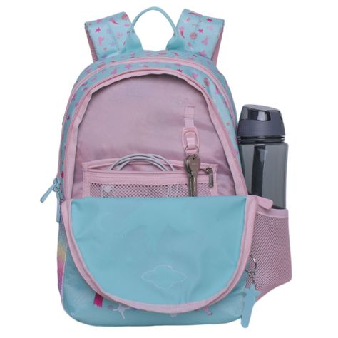 Mochila Escolar Bionica Pegaso Universe Menta Head-2