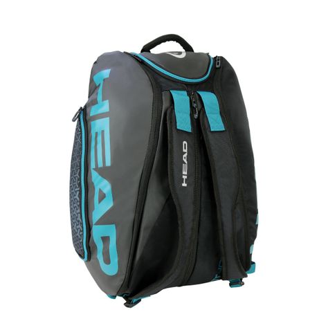 Bolso Paletero Pro Padel 50 Negro Petroleo Head-0