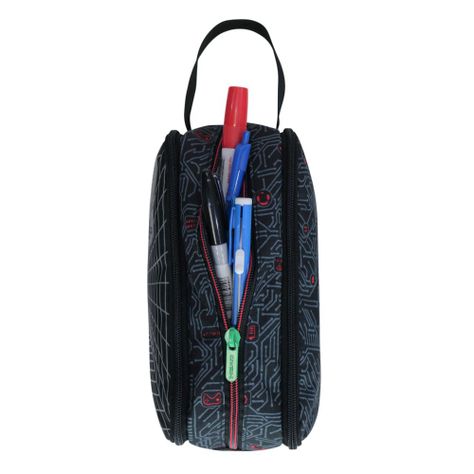 Estuche Grande Atos Gamer Circuito Negro Head-1