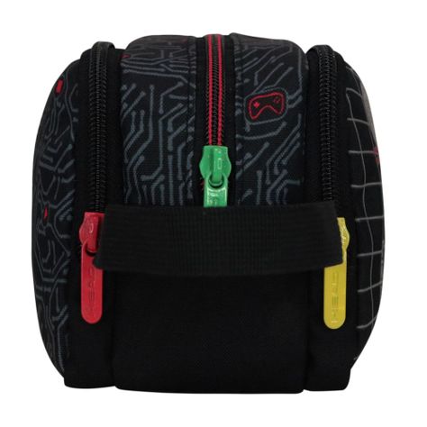Estuche Grande Atos Gamer Circuito Negro Head-2