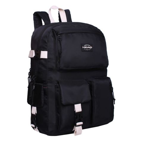 Mochila Mujer Escalade Negro Blanco Head-0