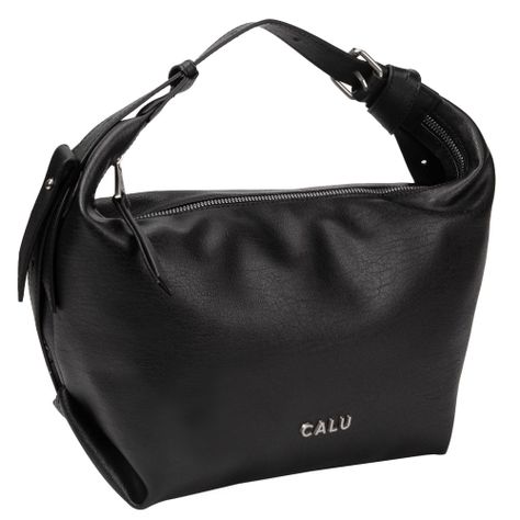 Cartera Mediana Capri PU Negro Calu-0