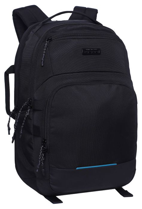 Mochila Computación Concept Negro Azul Head-0