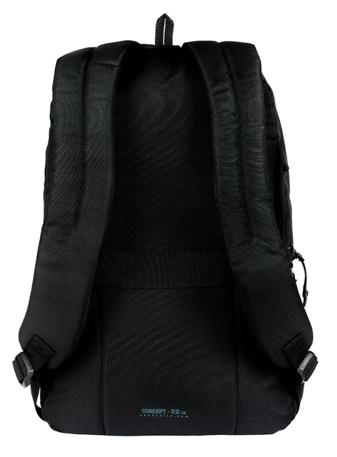 Mochila Computación Concept Negro Azul Head-4