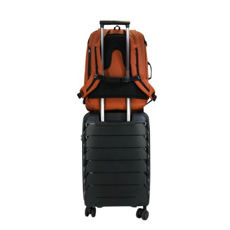 Mochila De Viaje Premium Traveler Reverse Cobre Head-6