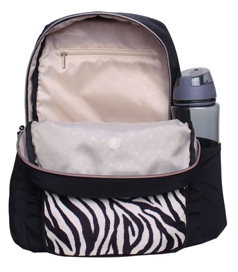 Mochila Symbol Zebra Beige Head-2