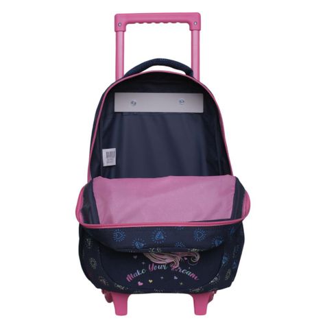 Mochila Carro Intantil Niña Strong Diamond Azul Head-1