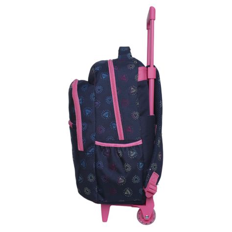 Mochila Carro Intantil Niña Strong Diamond Azul Head-2