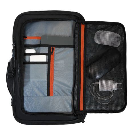 Mochila De Viaje Around Reverse Negro Calidad Head-3