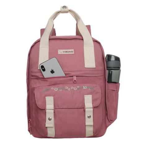 Mochila Mujer Moda Omega Bordado Malva Head-1