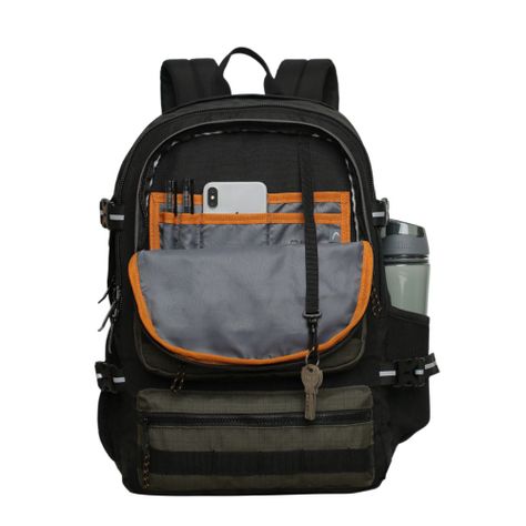 Mochila Expedition 40 Litros Cuadros Verde Head-1