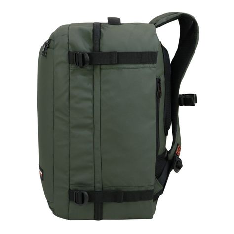 Mochila De Viaje Premium Traveler Verde Militar Head-6