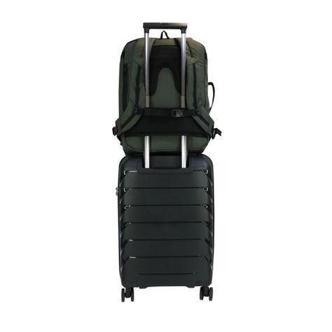 Mochila De Viaje Premium Traveler Verde Militar Head-7