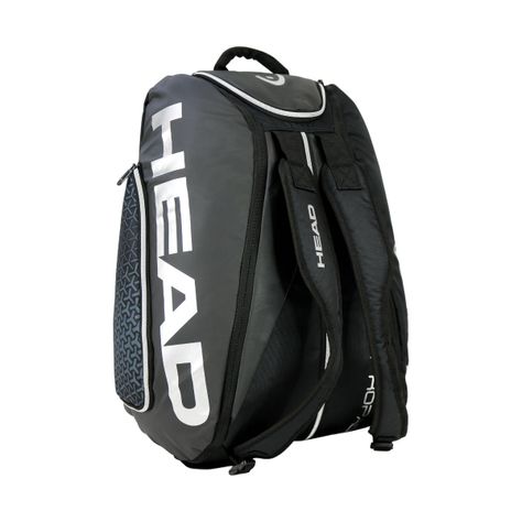 Bolso Paletero Pro Padel 50 Negro Plata Head-0