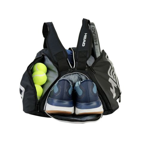 Bolso Paletero Pro Padel 50 Negro Plata Head-3