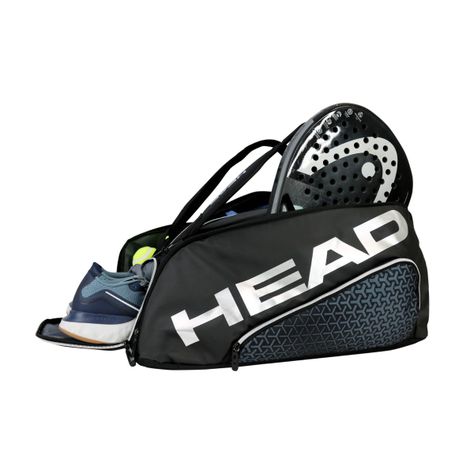 Bolso Paletero Pro Padel 50 Negro Plata Head-5