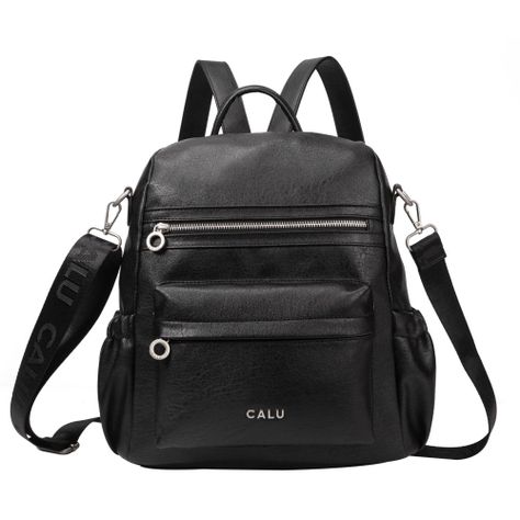Mochila Doble Función Indie Negro Calu-3