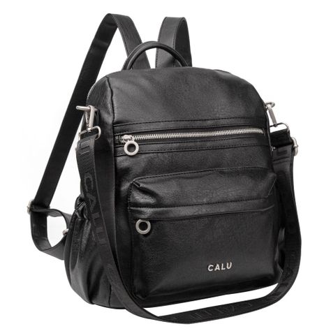 Mochila Doble Función Indie Negro Calu-5