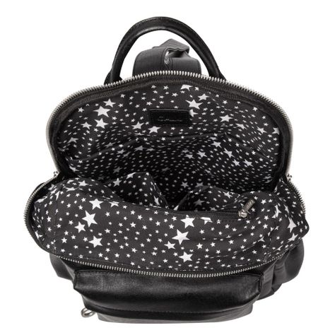 Mochila Doble Función Indie Negro Calu-9