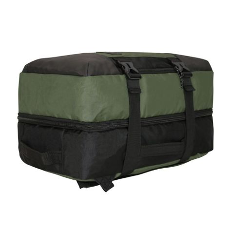 Bolso Mochila Viaje Maverick Verde Militar Head-2