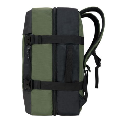 Bolso Mochila Viaje Maverick Verde Militar Head-5