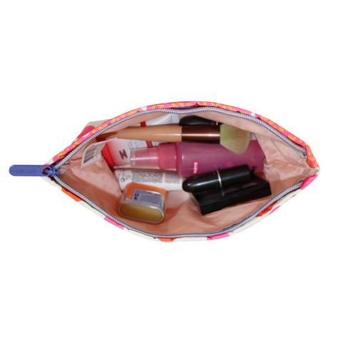 Cosmetiquero Lali Mujer Sicodelia Naranjo Head-2