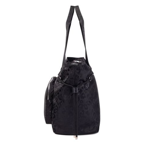 Cartera Tipo Tote Ginger Animal Print Negro Calu-4