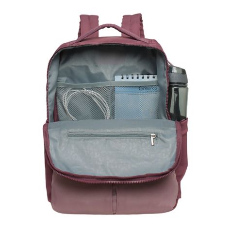 Mochila Mujer Mobi Color Block Malva Head-2