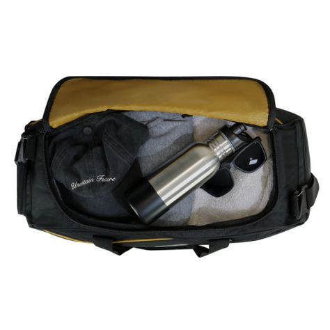 Bolso Deportivo Combat 45 Negro Mostaza Head-3