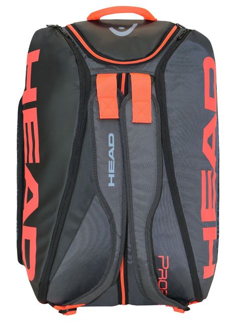 Bolso Paletero Pro Padel 50 Negro Rojo Head-6