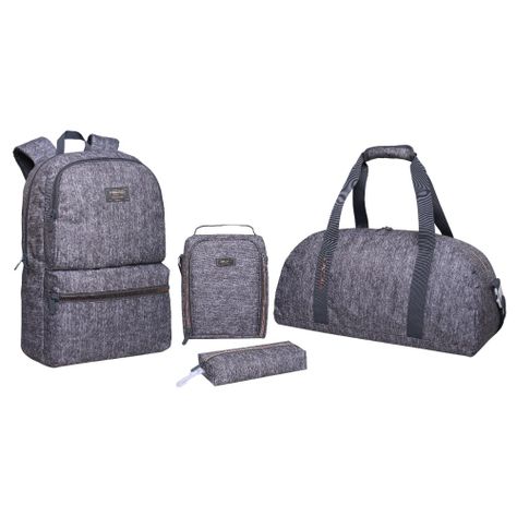 Pack Atomico Escolar Melange Gris Claro Head-0