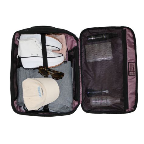 Mochila De Viaje Around Reverse Negro Malva Calidad Head-2