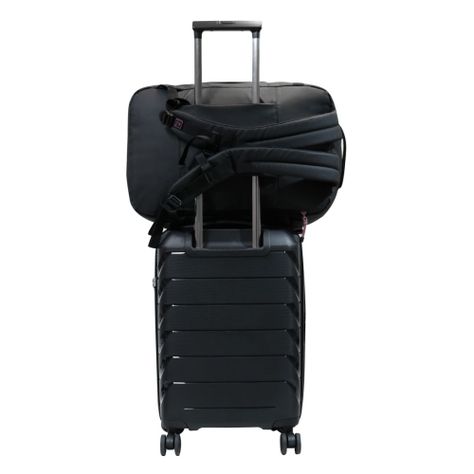 Mochila De Viaje Around Reverse Negro Malva Calidad Head-7