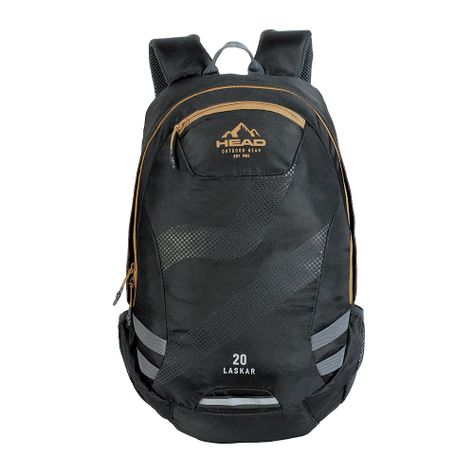 Mochila Laskar 20 Outdoor Camping Negra Head-1